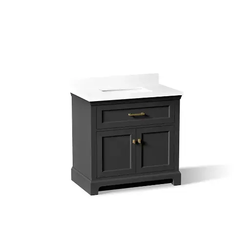 [KOH-29261-BD1-DWG] Kohler 29261-BD1-DWG Charlemont 36" Vanity With Sink And Quartz Top Ferrous Grey
