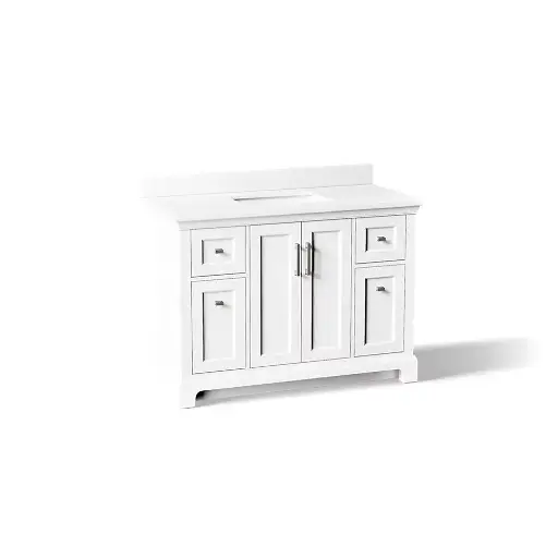 [KOH-29262-BD1-0] Kohler 29262-BD1-0 Charlemont 48" Vanity With Sink And Quartz Top White
