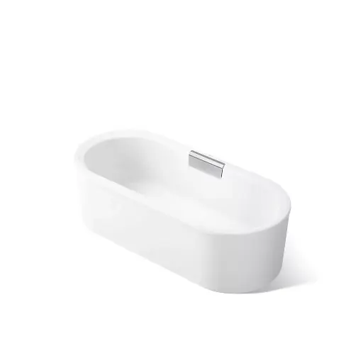 [KOH-29325-0-0] Kohler 29325-0-0 Volute 63" x 28-3/8" Freestanding Bath With Shroud White