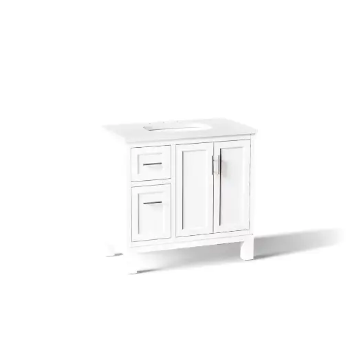 [KOH-31244-ASB-0] Kohler 31244-ASB-0 Quo 36" Bathroom Vanity Cabinet With Sink White