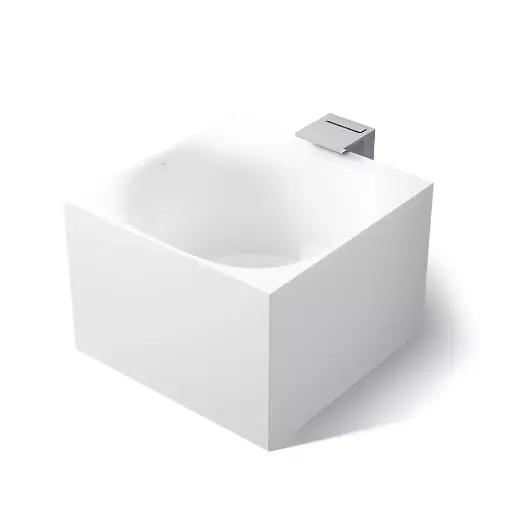 [KOH-31405-PFET-HW1] Kohler 31405-PFET-HW1 Stillness Experience 46" x 46" Freestanding Bath Honed White