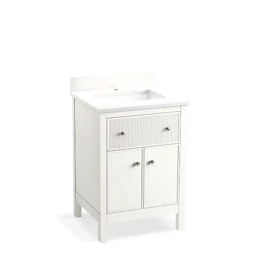[KOH-35018-0] Kohler 35018-0 Malin 24" Bathroom Vanity Cabinet With Sink White
