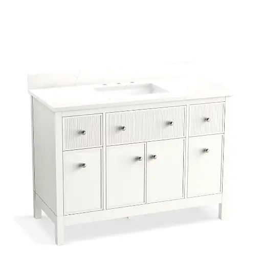 [KOH-35021-0] Kohler 35021-0 Malin 48" Bathroom Vanity Cabinet With Sink White