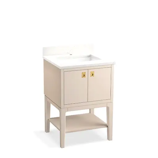 [KOH-35024-LWG] Kohler 35024-LWG Seagrove 24" Vanity Cabinet With Sink Light Clay