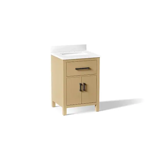 [KOH-40637-BD1-WEK] Kohler 40637-BD1-WEK Kresla 24" Vanity Cabinet With Sink Light Oak
