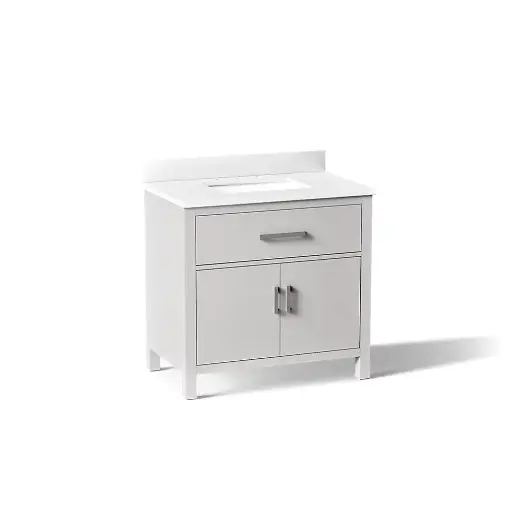 [KOH-40639-BD1-AGA] Kohler 40639-BD1-AGA Kresla 36" Bathroom Vanity Cabinet With Sink Atmos Grey
