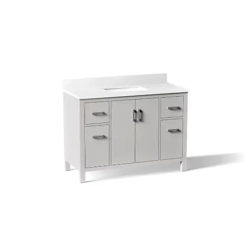 [KOH-40640-BD1-AGA] Kohler 40640-BD1-AGA Kresla 48" Bathroom Vanity Cabinet With Sink Atmos Grey