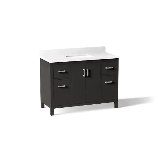 [KOH-40640-BD1-BWK] Kohler 40640-BD1-BWK Kresla 48" Bathroom Vanity Cabinet With Sink Carbon Oak