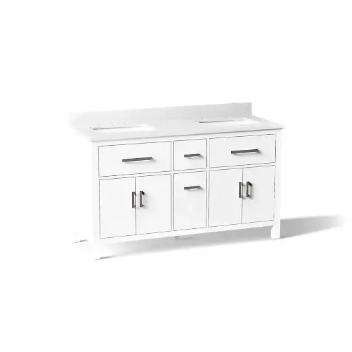 [KOH-40641-BD1-0] Kohler 40641-BD1-0 Kresla 60" Bathroom Vanity Cabinet With Sink White