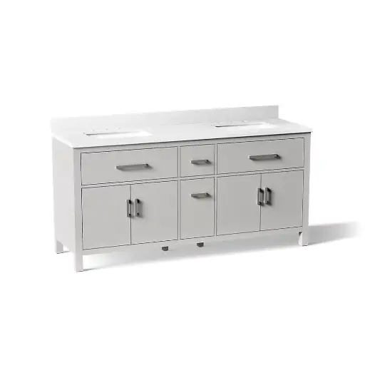 [KOH-40642-BD1-AGA] Kohler 40642-BD1-AGA Kresla 72" Bathroom Vanity Cabinet With Sink Atmos Grey