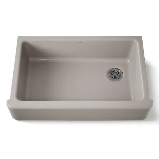 [KOH-6489-TRF] Kohler 6489-TRF Whitehaven 35-3/4" Undermount Farmhouse Kitchen Sink Truffle