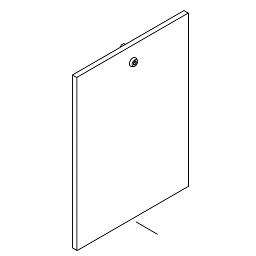 [KOH-1499600-SS] Kohler 1499600-SS Left Door Panel Assembly Satin Silver