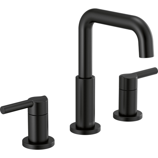 [DEL-35849LF-BL] Delta 35849LF-BL Two Handle Widespread Bathroom Faucet Matte Black