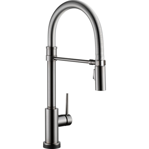 [DEL-9659TL-KS-DST] Delta 9659TL-KS-DST Trinsic Pro Pulldown Touchless Kitchen Faucet Black Stainless