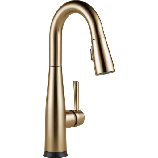 [DEL-9913T-CZ-DST] Delta 9913T-CZ-DST Essa Single Handle Pull-Down Bar Prep Faucet Touch2O Champagne Bronze