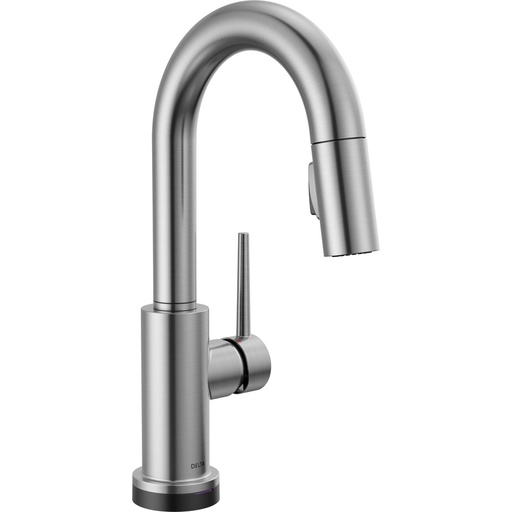 [DEL-9959TL-AR-DST] Delta 9959TL-AR-DST Trinsic Bar Pulldown Touchless Kitchen Faucet Arctic Stainless