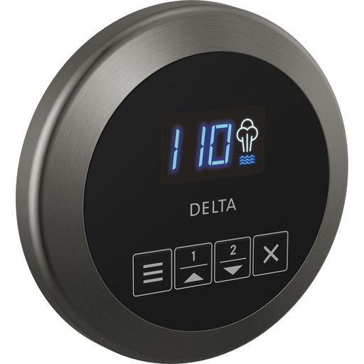 [DEL-EP103307KSPR] Delta EP103307KSPR Round Steam Control Black Stainless