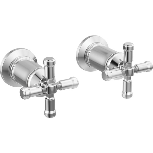 [DEL-H586-PR] Delta H586-PR Broderick Wall Mount Bathroom Faucet Handle Kit