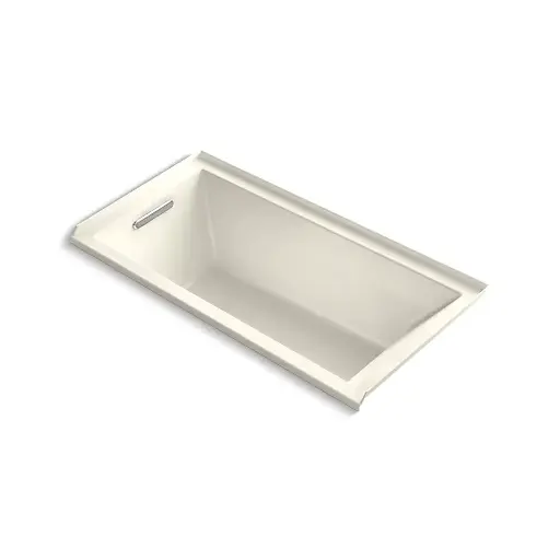 [KOH-1121-L-96] Kohler 1121-L-96 Underscore 60" x 30" Alcove Bath Left Drain Biscuit
