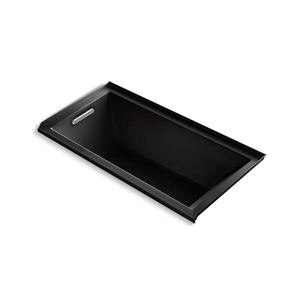 [KOH-1121-R-7] Kohler 1121-R-7 Underscore 60" x 30" Alcove Bath Right Drain Black