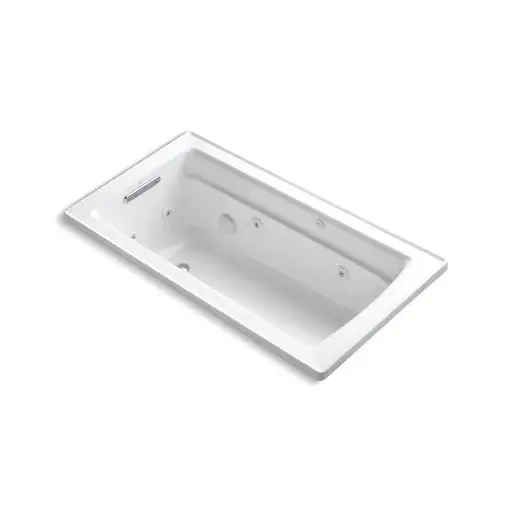 [KOH-1122-0] Kohler 1122-0 Archer 60" x 32" Drop-in Whirlpool Bath White