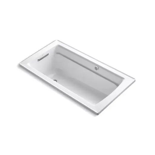 [KOH-1122-GHW-0] Kohler 1122-GHW-0 Archer 60" x 32" Drop-in Heated Bubble Massage Air Bath White