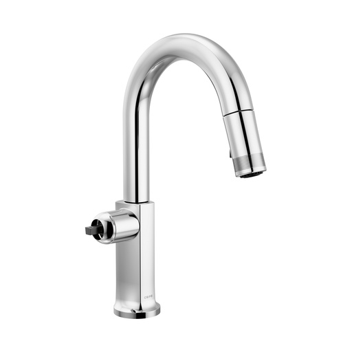 [BRI-63906LF-PCLHP-L] Brizo 63906LF-PCLHP-L Kintsu Pull-Down Prep Faucet Less Handle Lumicoat Polished Chrome