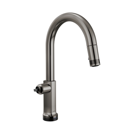 [BRI-64006LF-BNXLHP-L] Brizo 64006LF-BNXLHP-L Kintsu SmartTouch® Pull-Down Faucet Less Handle Black Onyx
