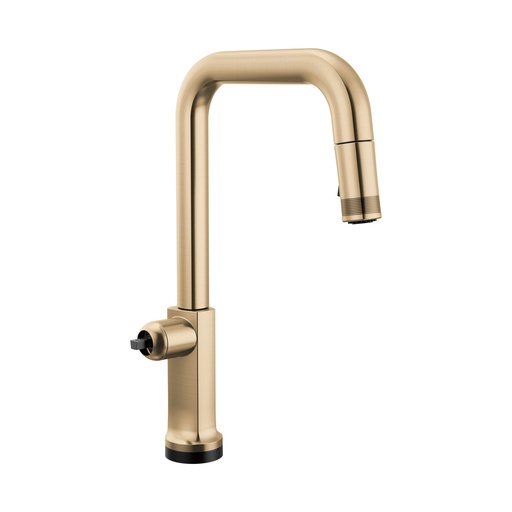 [BRI-64007LF-GLLHP-L] Brizo 64007LF-GLLHP-L Kintsu Smart Touch Square Pull-Down Faucet Less Handle Luxe Gold