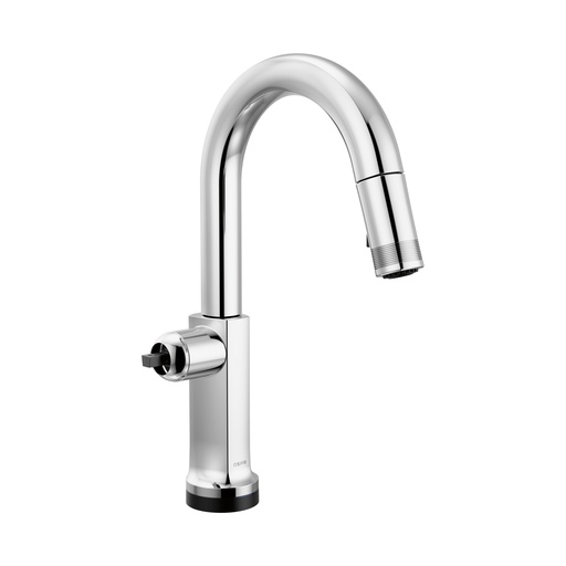 [BRI-64906LF-PCLHP-L] Brizo 64906LF-PCLHP-L Kintsu SmartTouch Pull-Down Prep Faucet Less Handle Polished Chrome