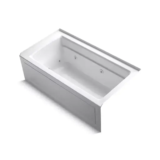[KOH-1122-RA-0] Kohler 1122-RA-0 Archer 60" x 32" Alcove Whirlpool Bath Right Drain White