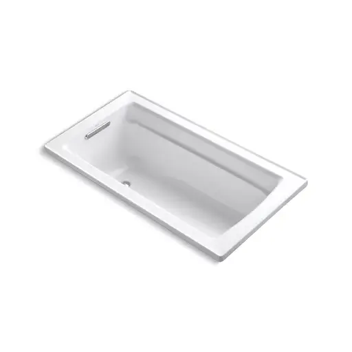 [KOH-1123-W1-0] Kohler 1123-W1-0 Archer 60" x 32" Drop-in Bath With Heated Surface White