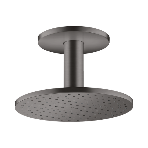 [HAN-35297341] Hansgrohe 35297341 Axor Showerhead 250 2-Jet with Ceiling Connection Brushed Black Chrome