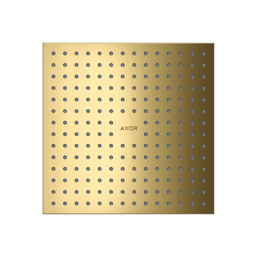 [HAN-35315991] Hansgrohe 35315991 Axor Showerhead 250 Square 2-Jet Polished Gold Optic