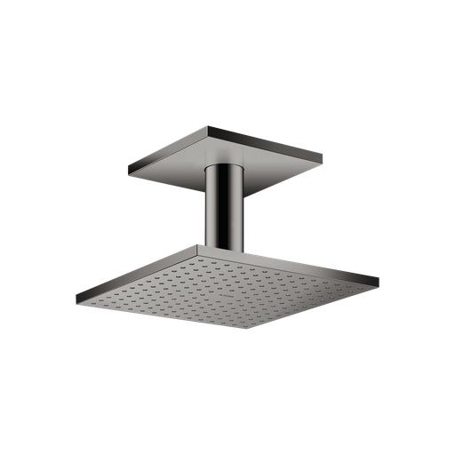 [HAN-35319331] Hansgrohe 35319331 Axor Showerhead 250 Square 2-Jet with Ceiling Connection Polished Black Chrome