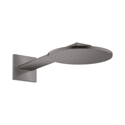 [HAN-35364341] Hansgrohe 35364341 Axor Showerhead 250 2-Jet with Showerarm Trim Brushed Black Chrome