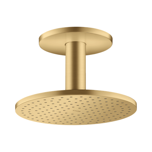 [HAN-35365251] Hansgrohe 35365251 Axor Showerhead 250 2-Jet with Ceiling Connection Brushed Gold Optic