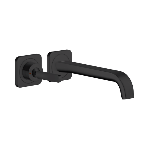 [HAN-36106671] Hansgrohe 36106671 Axor Citterio Wall Mounted Single Handle Faucet Trim Matte Black