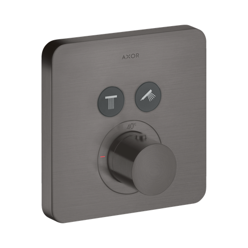 [HAN-36707341] Hansgrohe 36707341 Axor Thermostatic Trim Softcube Brushed Black Chrome
