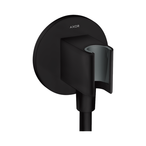 [HAN-36733671] Hansgrohe 36733671 Axor Wall Outlet Round Handshower Holder Matte Black