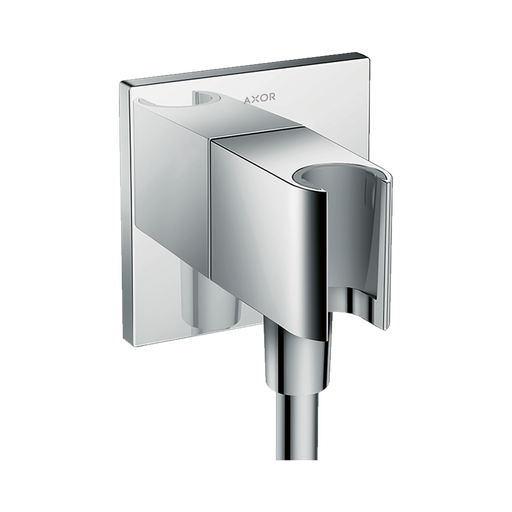 [HAN-36734001] Hansgrohe 36734001 Axor Wall Outlet Square Handshower Holder Chrome