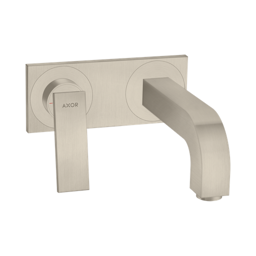 [HAN-39119821] Hansgrohe 39119821 Axor Citterio Wall Mounted Single Handle Faucet Trim Brushed Nickel