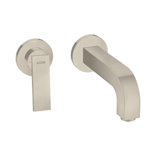 [HAN-39121821] Hansgrohe 39121821 Axor Citterio Wall Mounted Single Handle Faucet Trim Brushed Nickel