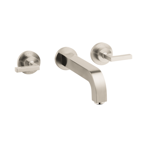 [HAN-39147821] Hansgrohe 39147821 Axor Citterio Wall Mounted Widespread Faucet Brushed Nickel