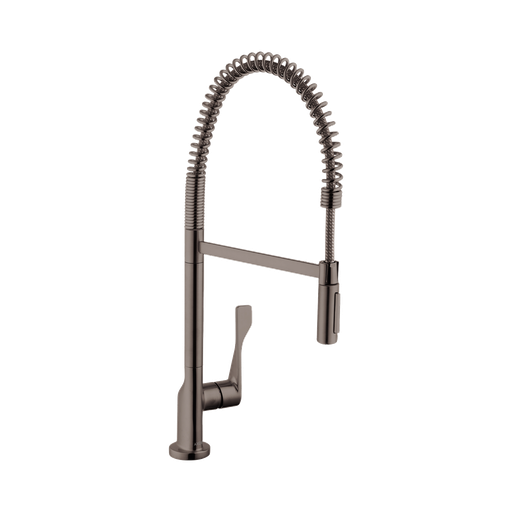 [HAN-39840341] Hansgrohe 39840341 Axor Citterio Semi-Pro 2-Spray Kitchen Faucet Brushed Black Chrome