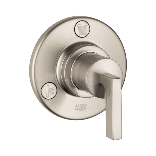 [HAN-39931821] Hansgrohe 39931821 Axor Citterio Trio Quattro Diverter Trim Brushed Nickel