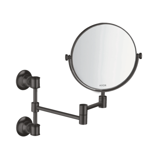 [HAN-42090340] Hansgrohe 42090340 Axor Montreux Pull Out Shaving Mirror Brushed Black Chrome