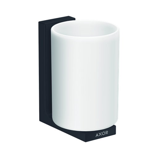 [HAN-42604670] Hansgrohe 42604670 Axor Universal Rectangular Toothbrush Tumbler Matte Black
