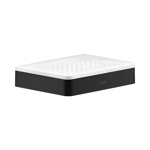 [HAN-42803670] Hansgrohe 42803670 Axor Universal Softsquare Soap Dish Matte Black