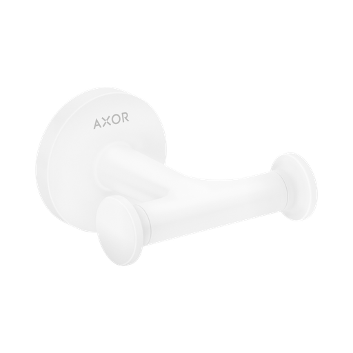 [HAN-42812700] Hansgrohe 42812700 Axor Universal Circular Double Hook Matte White